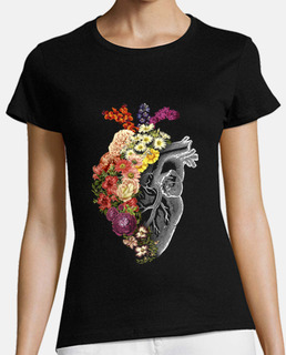 flor corazón primavera