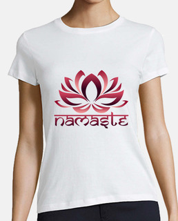 flor de loto namaste rojo