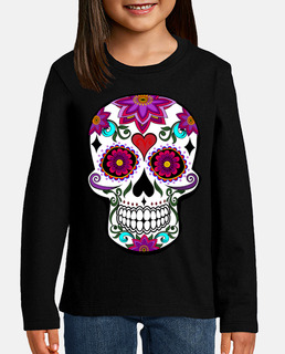 floral skull