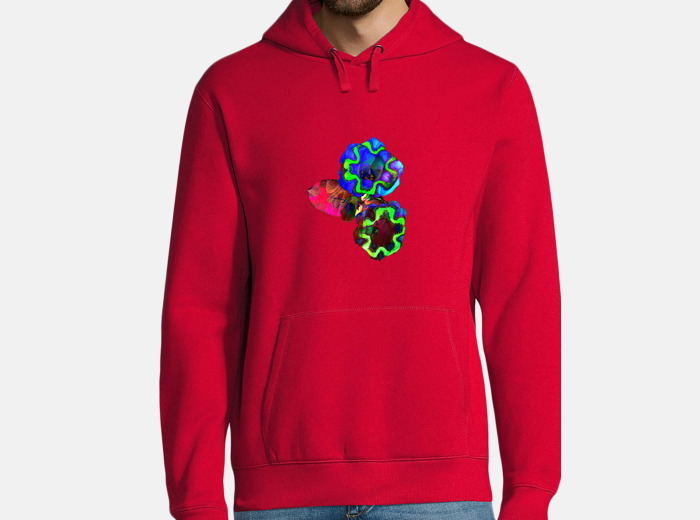 Sudadera de flores discount hombre