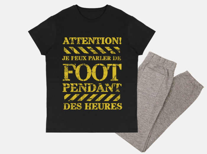 Le foot Cadeau Football Footballeur Humour' T-shirt Homme