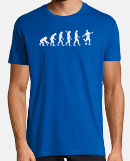 football man evolution t-shirt