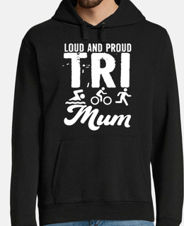 forte e orgoglioso tri atleta tri mum