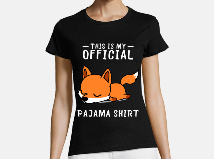 This Is My Fox Pajama Tshirt This Is My Fox Pajama Tshirt