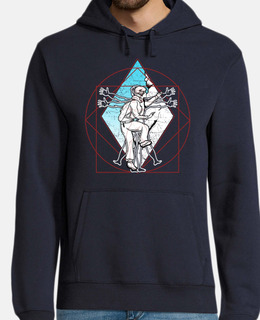free climbing vitruvian man