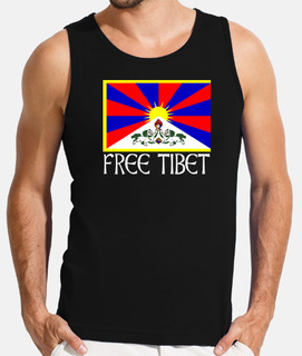 FREE TIBET BLANCO