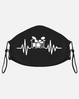 Tamburi I Musicisti I Tamburi Heartbeat per batteristi Maglietta Tamburi I Musicisti I Tamburi Heartbeat per batteristi Maglietta