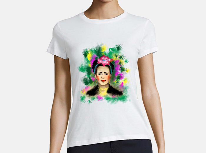 T-shirt Maglietta Donna con Stampa Frida