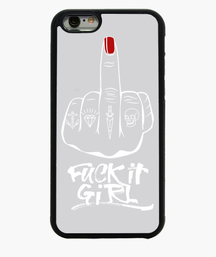 Fuck it girl white iphone 6 / 6s case