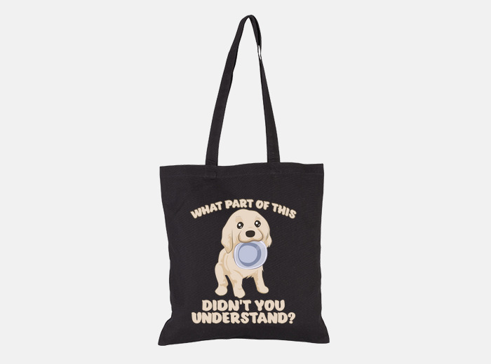 Fun dog food dog bowl cartoon dog owner bag | tostadora Fun dog food dog bowl cartoon dog owner bag | tostadora