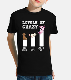 Funny Axolotl Levels of Crazy Animals