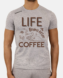 Funny Caffeine Lovers Life Begins After Coffee 