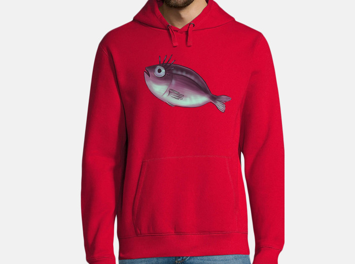 Fish hoodie cheap