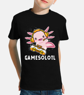 Funny Gamesolotl Cute Axolotl Gamer
