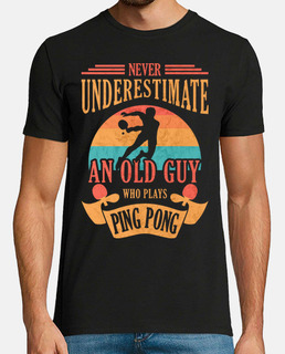 funny ping pong table tennis player