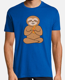 funny sloth pizza lovers colorful