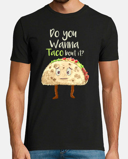 funny t-shirt taco pixel art retro food 80s 90s vintage do you wanna taco