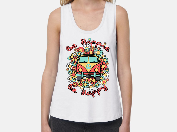 Camiseta hippie mujer hot sale