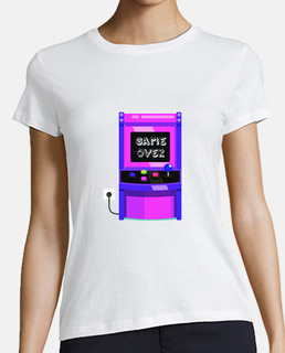 game over. funny t-shirts for women gamers and classic