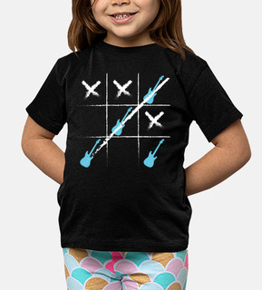 game tic tac toe blue electric guitar