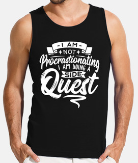 Gamer Procrastinating Doing A Side Ques