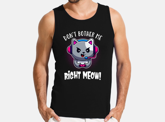  Awesome Cat Gaming Gift Shirt Video Games Nerd Kitten