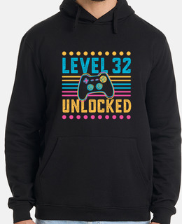 Gaming Level 32 Unlocked 32nd Birthday