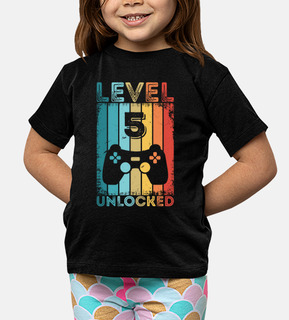 Gaming Level 5 Unlocked 5th Birthday