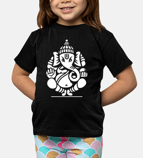 Ganesh Ganesha Ele fan Te No4 (Bianco)
