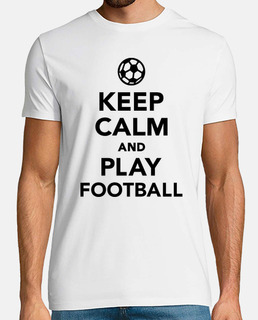 gardez le calme et jouer au football le football
