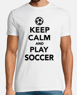 gardez le calme et jouer au soccer