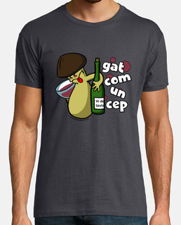 Gat com un cep Hombre