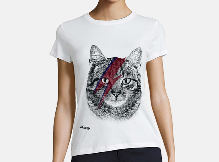 Playera gato bowie laTostadora Mexico
