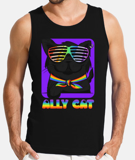 gato aliado arco iris mes del orgullo l