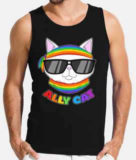 gato aliado arco iris mes del orgullo l
