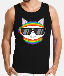 gato aliado arco iris mes del orgullo l