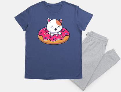 gato en rosquilla