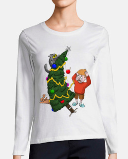 Gato loco navideño