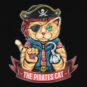 Camisetas Gato Pirata