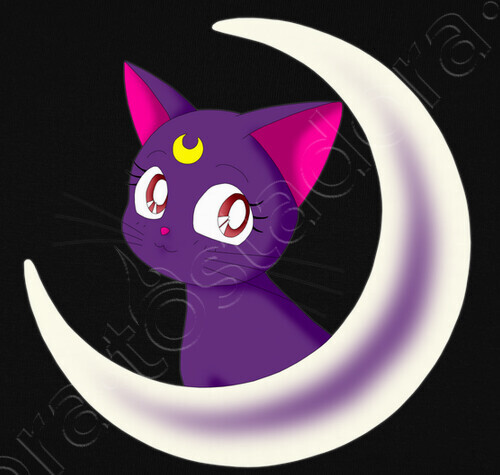Gato Sailor Moon - Camiseta de tirantes de chica | laTostadora