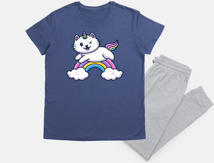 gato unicornio