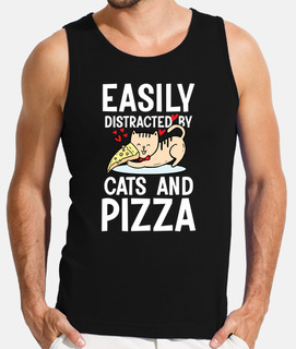 gatos y pizza