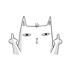 Maglia gatto 2025 dito medio