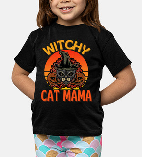 gatto nero mamma halloween stregoneria 