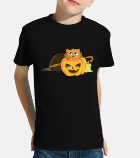 gatto or pumpkin h all oween / cappello