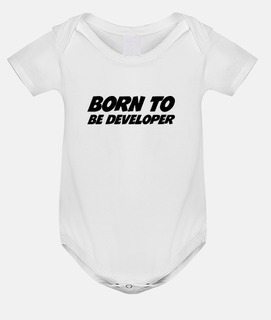 geek baby bodysuit, white
