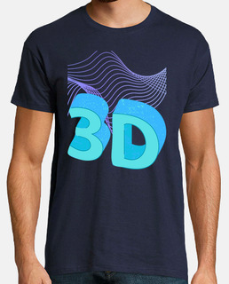 Geek effet 3D tridimensionnel