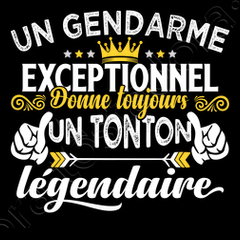 Gendarme gendarmerie humor profession t shirt tostadora