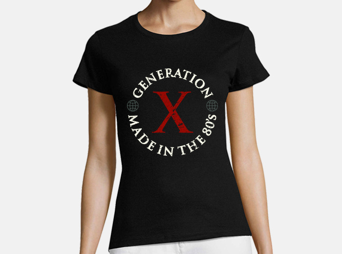Generation x made in the 80s t-shirt