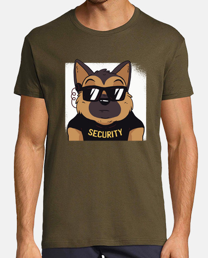 german shepherd security t-shirt